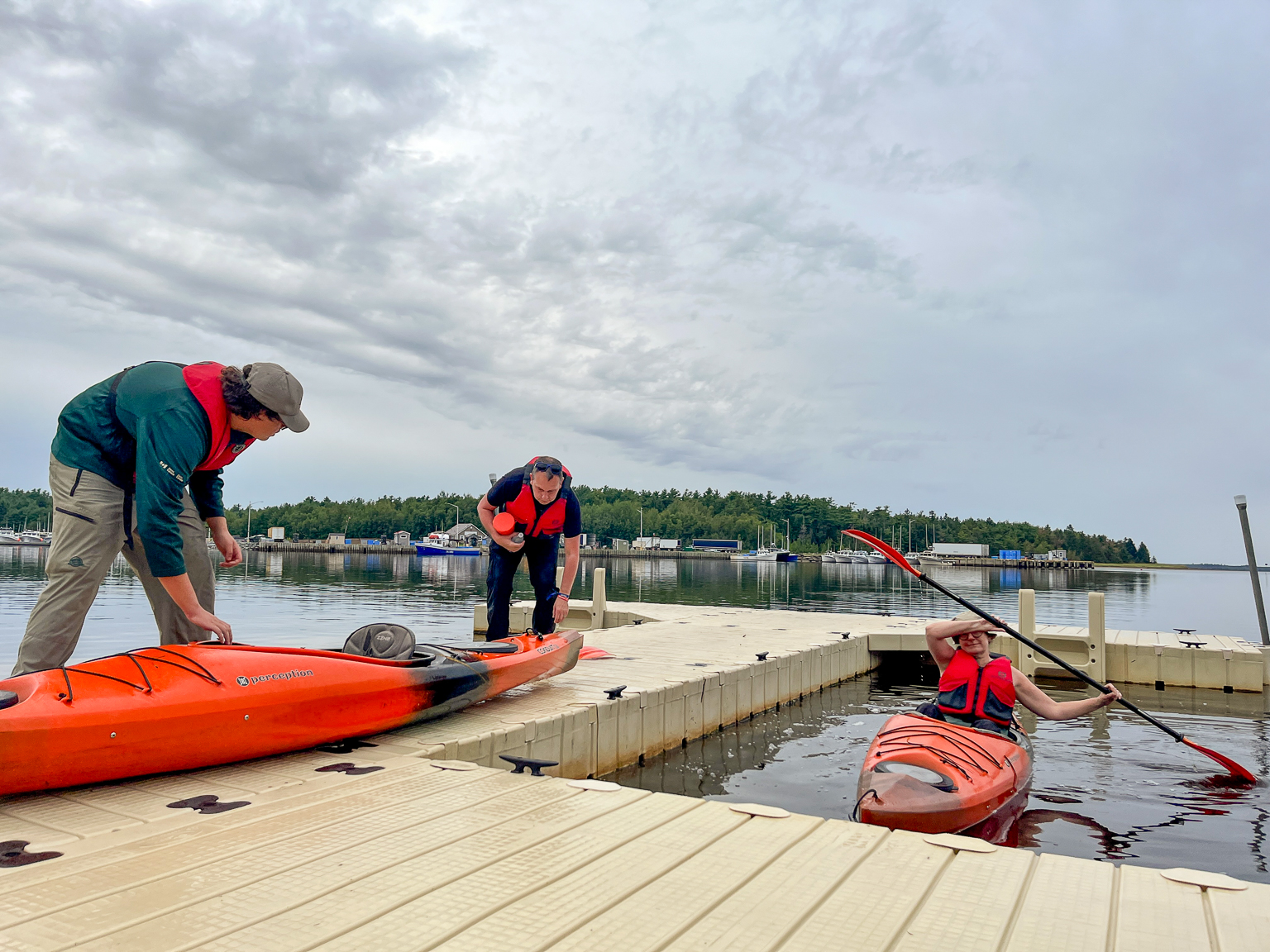 The dock on Kouchibouguac River